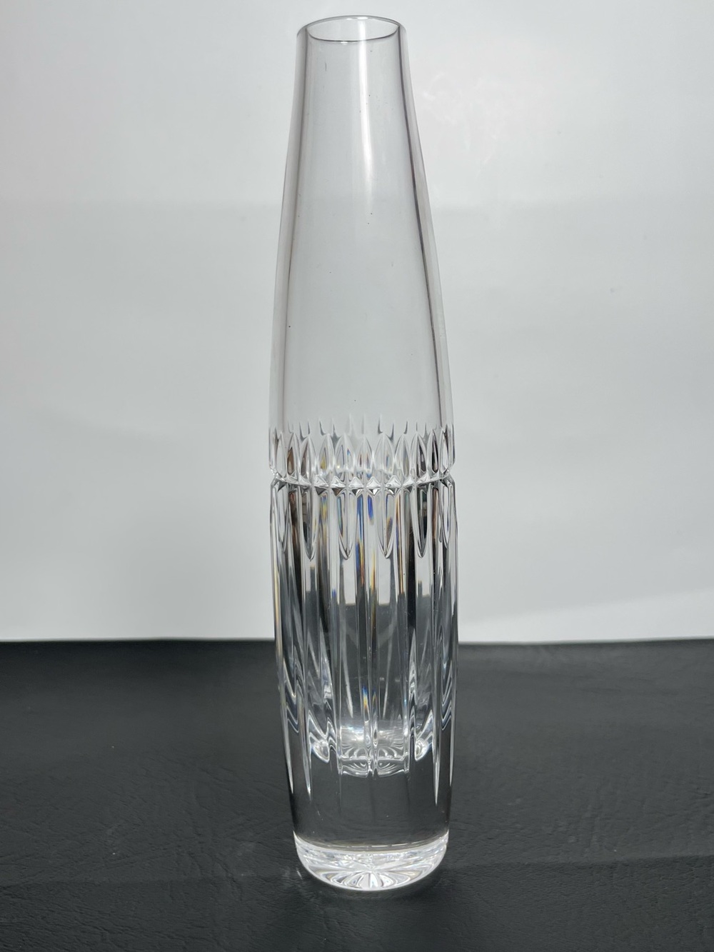Vintage Atlantis Sonnet Cut Crystal Bud Vase
